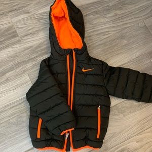 Gently worn boys Nike down jacket size 3T